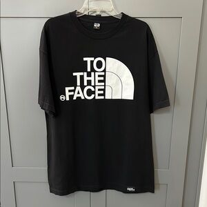 Black and White Short Sleeve Tee with Bold Graphic